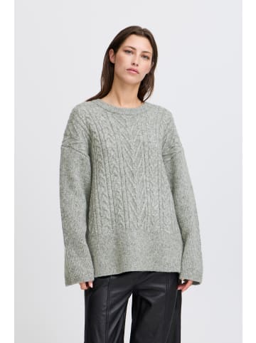 b. young Strickpullover BYNELLO Loose fit in Mid Grey Melange