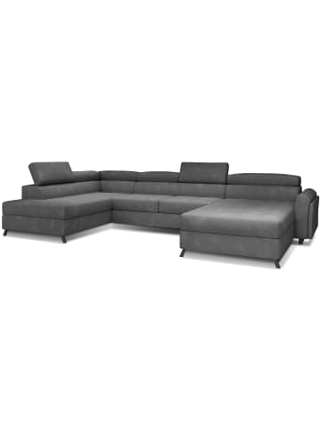 MF Design Joseppe Recamiere Links in Grau -  (L) 200 x (B) 360 x (H) 92 cm