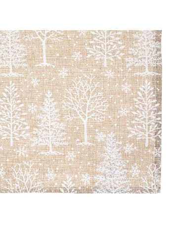 Atmosphera Créateur d'intérieur Tischset mit Weihnachtsbaummuster, 1 St. in Beige, (B) 30 x (H) 0,07 x (L) 45 cm