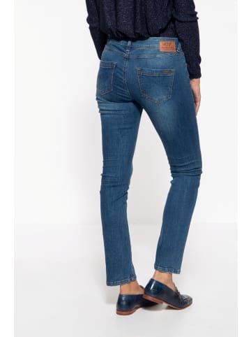 ATT Jeans ATT Jeans ATT JEANS 5-Pocket Jeans mit legeren Waschungen Belinda in dunkelblau