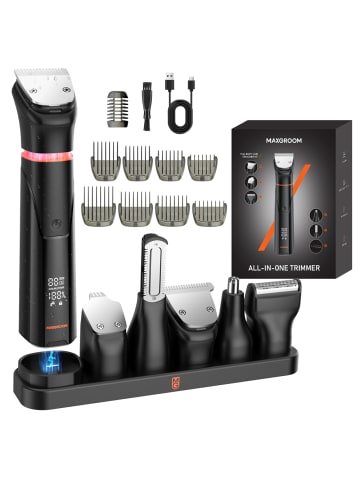 MaxGroom MaxGroom JK-666 6-in-1 Trimmer für Bart, Haare, Körper & Nase