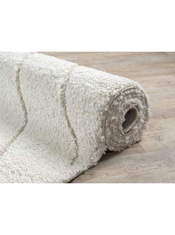 KADIMA DESIGN Teppichläufer Berber weich wohnlich Wohnzimmer Schlafzimmer gemütlich in Creme