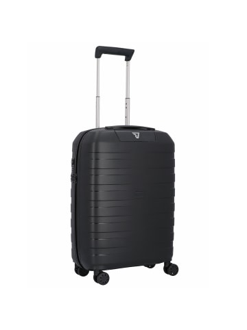 Roncato Box 4.0 4-Rollen Kabinentrolley 55 cm in nero