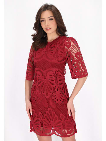 faina Women Dress in wine red