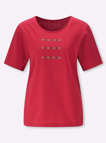 Sieh an! Kurzarm-Shirt in rot