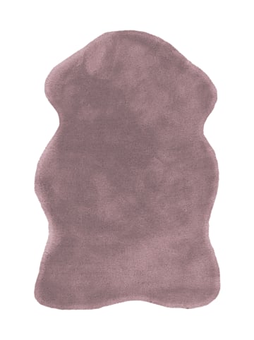Arte Espina Hochflor Teppich Rabbit Landhaus in lila - asymmetrisch
