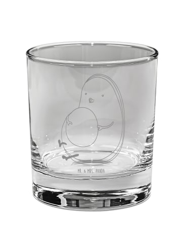 Mr. & Mrs. Panda Longdrinkglas Avocado Pfeifen ohne Spruch in Transparent