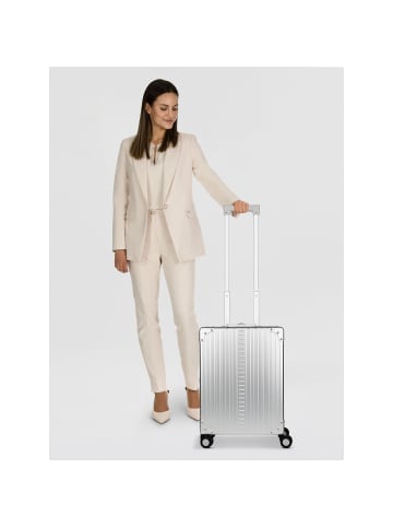 Aleon Business 4-Rollen Kabinentrolley Aluminium 55 cm platinum 1
