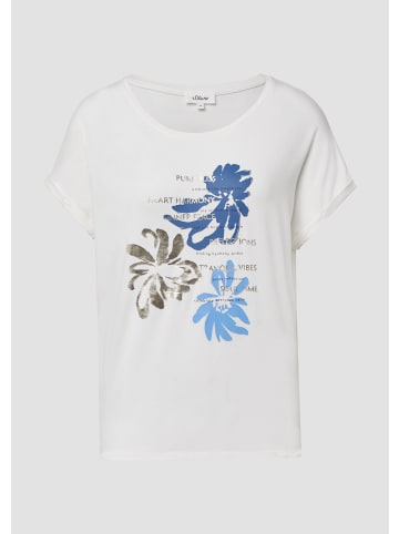 s.Oliver T-Shirt in 02D0_ecru
