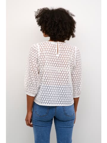 Kaffe Langarm-Bluse KAloren in Chalk