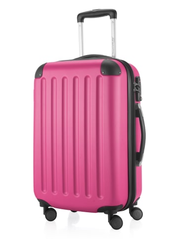 Hauptstadtkoffer Spree - Koffer Flugzeug Trolley Handgepäck Hartschale TSA 42L in Pink