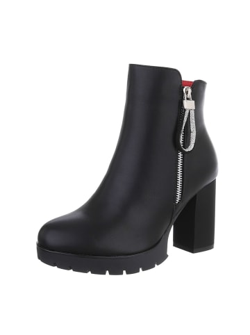 Ital-Design Stiefelette in Schwarz