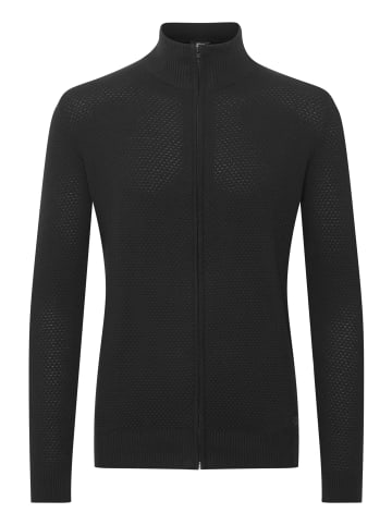 !SOLID Strickjacke SDKody Zipper KN 21300963-ME Strickjacke mit hochschließendem Kragen in Grau