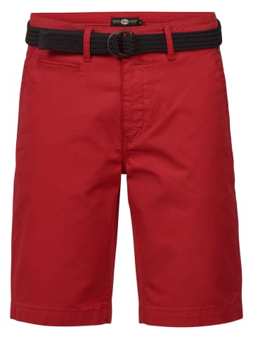 Petrol Industries Klassische Chino-Shorts in Rot