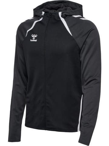 Hummel Trainingsjacke "Lead 2.0 Zip Hoodie" in Schwarz