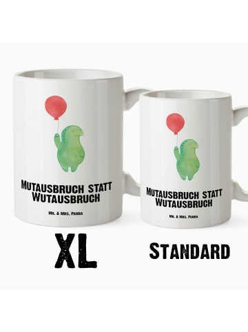 Mr. & Mrs. Panda Teetasse Schildkröte Luftballon mit Spruch in Weiß
