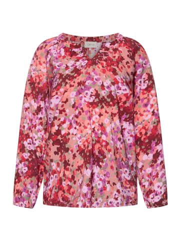 CARTOON Blusenshirt mit Raffung in Violett/Rot