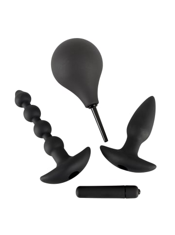 Black Velvets Toy Set Anal Kit in schwarz