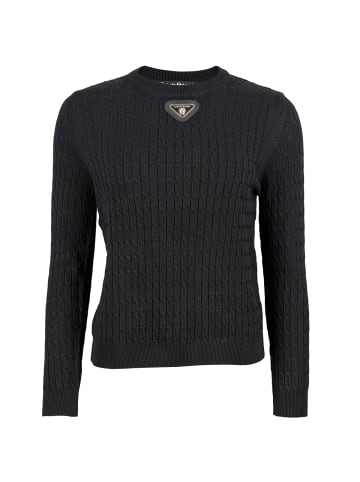 Roberto Geissini Strickpullover Business Schwarz