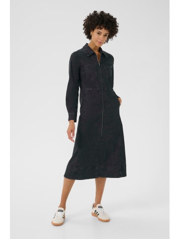 PART TWO Kleid SannisPW Gerade Passform in Washed Black Denim