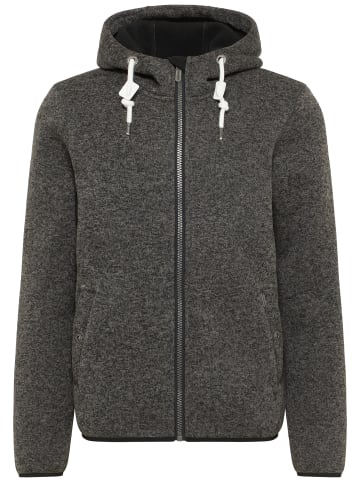 ICEBOUND Herren Strickfleeceblouson in Grau Melange