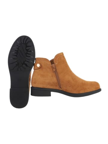 Ital-Design Stiefelette in Camel