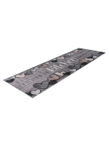 Teppich Boss Flachgewebe Teppich Pelin 525 Grau - Grau