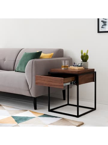 home24 Beistelltisch Rizzo in Braun