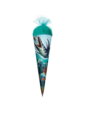 ROTH Schultüte klein Dino Mosasaurus 50 cm in Grün