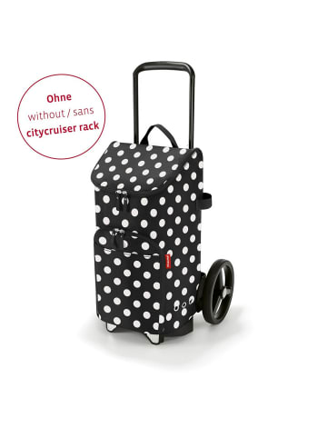 Reisenthel citycruiser bag - Einkaufstasche 60 cm (baroque marble) in dots white