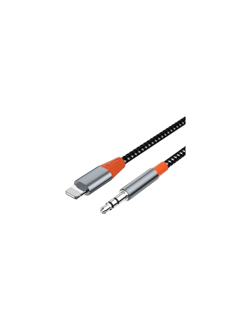 WIWU Hi-Fi - WiWU - Audioadapter YP06 Kompatibel mit I-Phone-Anschluss in Schwarz