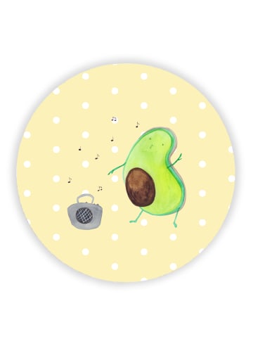 Mr. & Mrs. Panda magnet Avocado Tanzen ohne Spruch in Gelb Pastell