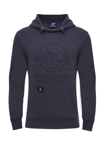 SCHIETWETTER Hoodie Takelage Tjark in anthrazit-melange