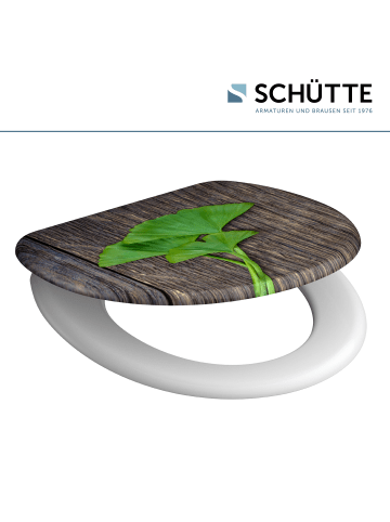 Franz Joseph Schütte Duroplast WC-Sitz GINGKO&WOOD, mit Absenkautomatik