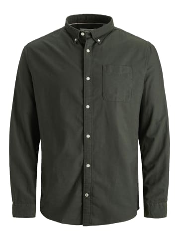 JACK & JONES PLUS Freizeithemd in Forest Night