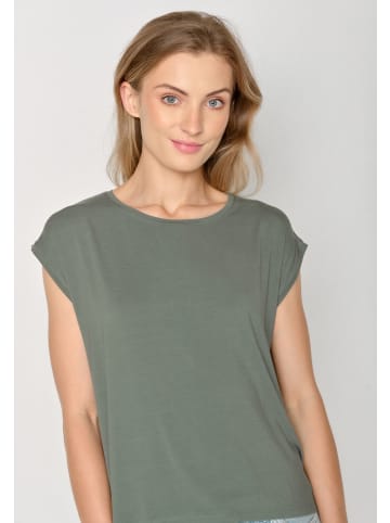 GreenBomb T-Shirt Basic in Schmutziges Olivgrün