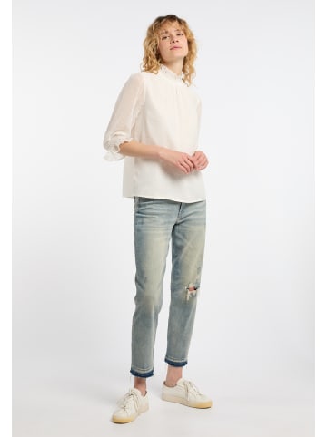 DreiMaster Damen Blusenshirt in WOLLWEISS