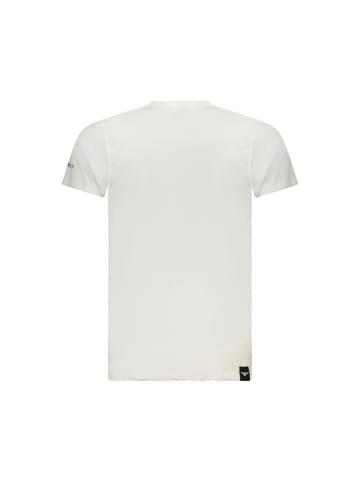 ACCADEMIA MILITARE Weiß Herren T-Shirt aus Baumwolle