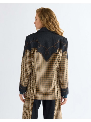 Wrangler Jeansjacke Houndstooth in Rinse