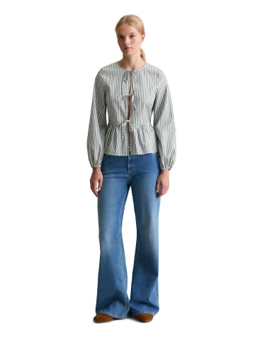Marc O'Polo DENIM Streifenbluse shaped in Light Green