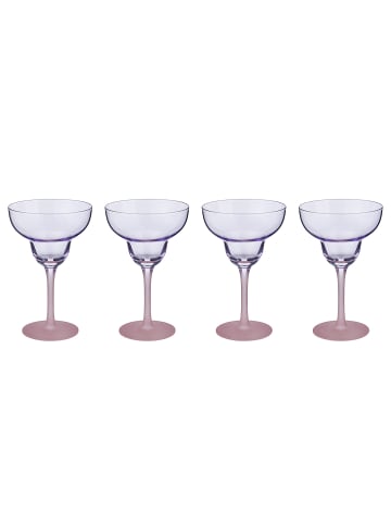 Butlers Margaritaglas COCKTAIL NIGHT 4er-Set in Violett