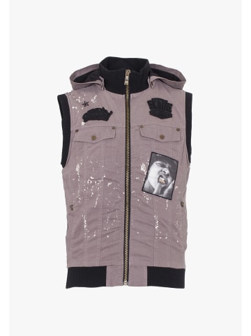 PLUS EIGHTEEN Herren Weste in Grau