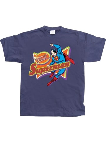 Superman Shirt in Blau