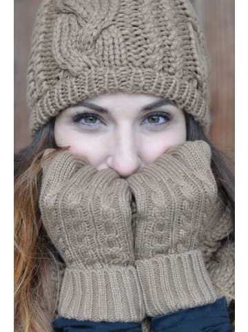 styleBREAKER Strickhandschuhe in Grau