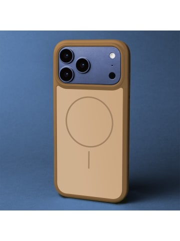 COFI 1453 TFO Frame Thin Mag Kompatibel mit  iPhone 18 Pro / 17 Pro Braun in Braun