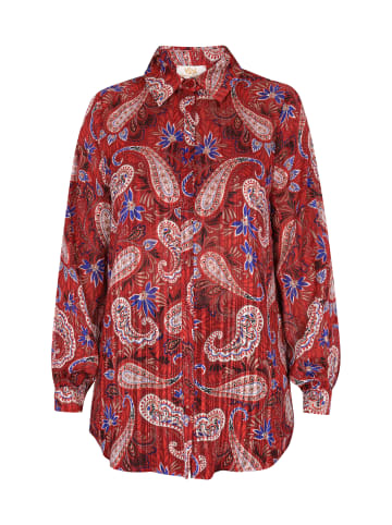 usha FESTIVAL Damen Bluse in Rot Mehrfarbig