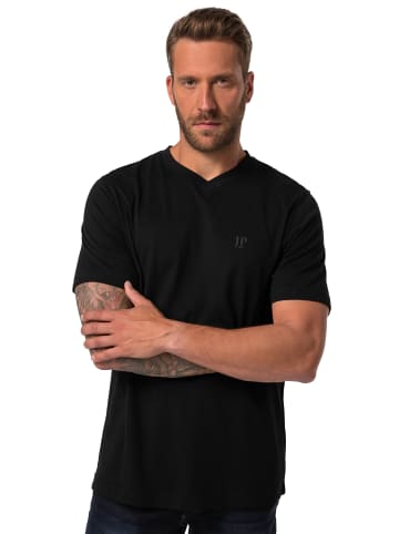 JP1880 Kurzarm T-Shirt in schwarz