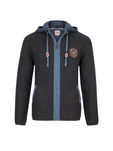 Spieth & Wensky Strickjacke DAKAR in dunkelgrau