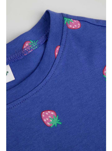 Coccodrillo Kurzarmkleid in blau