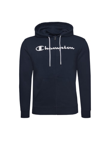 Champion Sweatjacke Hooded Full Zip in dunkelblau